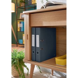 Leitz A4 Brevordner Cosy 180&deg; - Soft Touch - PP - 50mm - gr