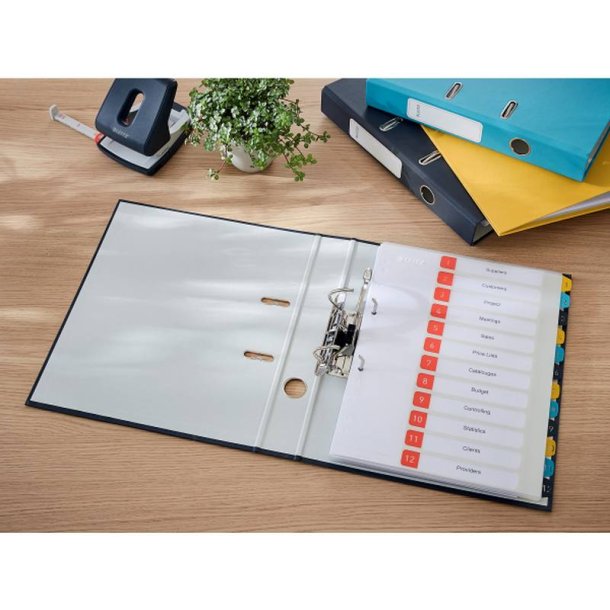 Leitz A4 Brevordner Cosy 180&deg; - Soft Touch - PP - 50mm - gr