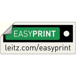 Leitz A4+ Register - printbar - PP - 1-20 - hvid/sort