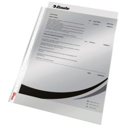Esselte plastlommer A4 - 40my - glasklar - 100 stk.