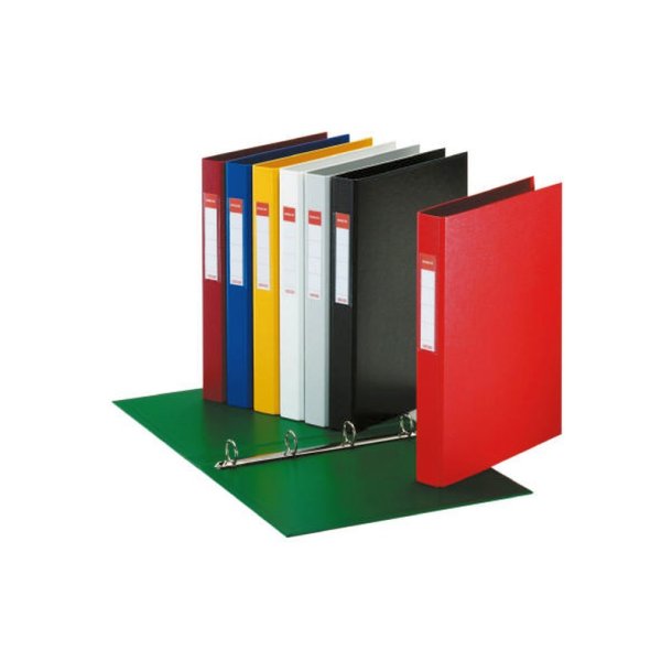 Esselte A4 Ringbind - Vivida gul - 25mm 4-ring - rygbredde 42mm