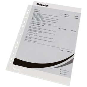 Esselte plastlommer A4 - 35my - copysafe - 100 stk.
