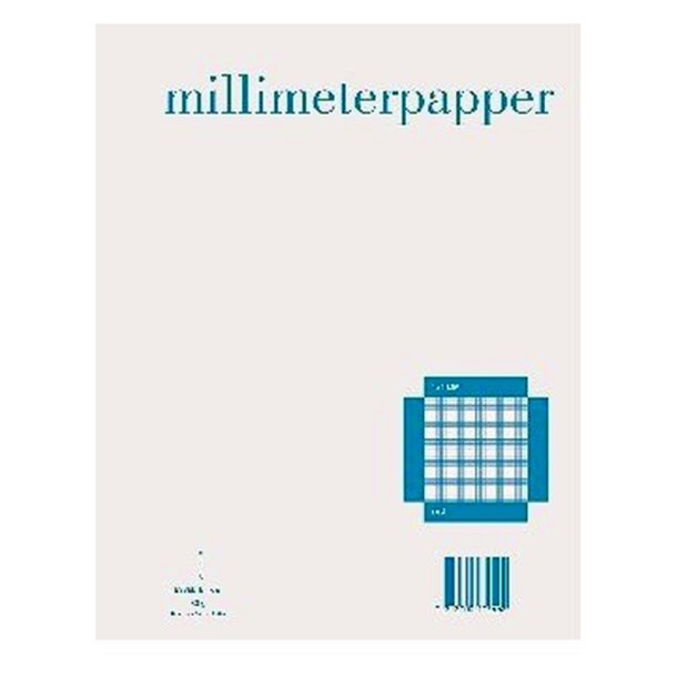 Esselte A4 Millimeterpapir - 1x1mm - bl - 50 ark