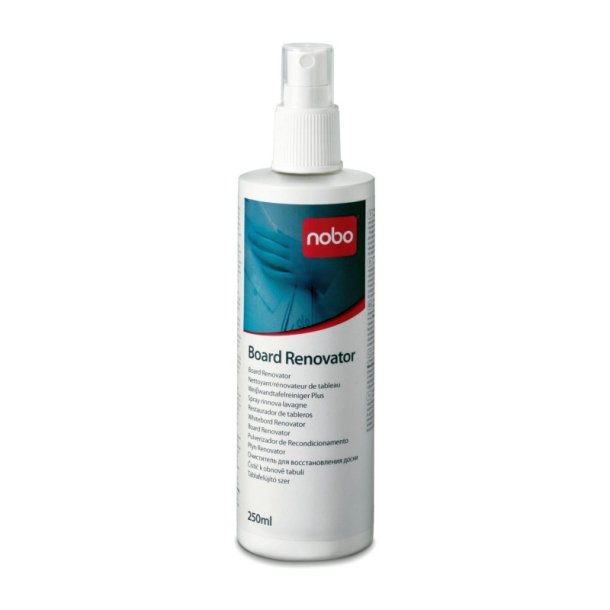 Nobo whiteboard rensespray - Renovater - til grov rens - 250 ml