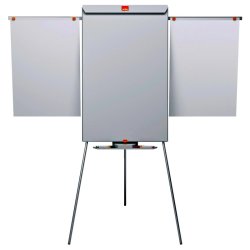Nobo Flipover whiteboard stativ - magnetisk lakeret stl - 2 sider