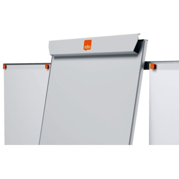 Nobo Flipover whiteboard stativ - magnetisk lakeret stl - 2 sider