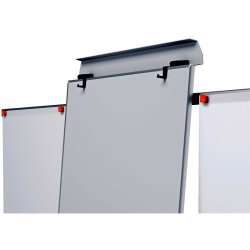 Nobo Flipover whiteboard p hjul - magnetisk lakeret stl - 2 sider