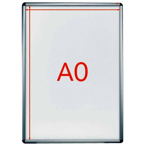 Nobo skifteramme - Premium Plus - med klikramme - runde hjrner - A0