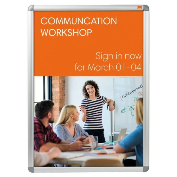 Nobo A1 Skifteramme - med runde hjrner - klikramme - 841x594mm 