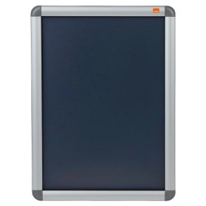 Nobo Skifteramme - vejrbestandig - Anti-refleks PVC glas - med runde hjrner - A3