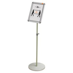 Nobo infostander A4 Premium Plus - indend�rs - klikramme s�lv