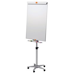 Nobo Flipover whiteboard p hjul - magnetisk lakeret stl
