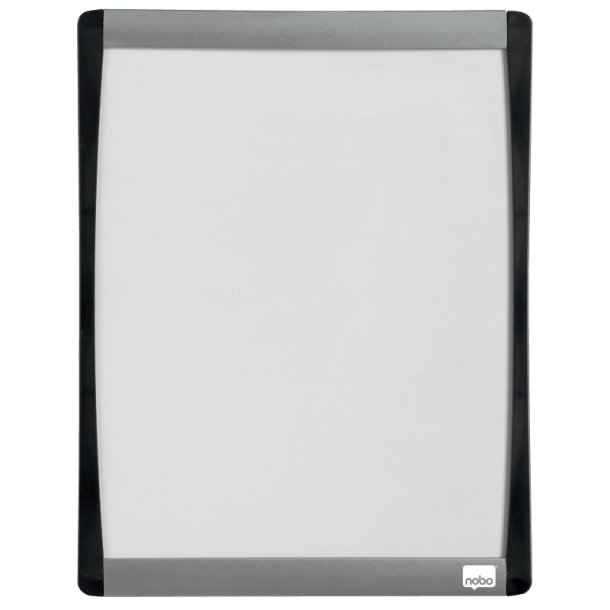 Nobo mini whiteboard - magnetisk - med buet ramme - 215x280mm