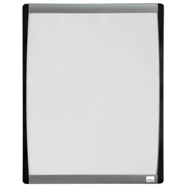 Nobo Whiteboard tavle - buet ramme - hvid - 33,5x28cm