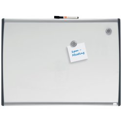 Nobo Whiteboard tavle - buet ramme - hvid - 58,5x43cm