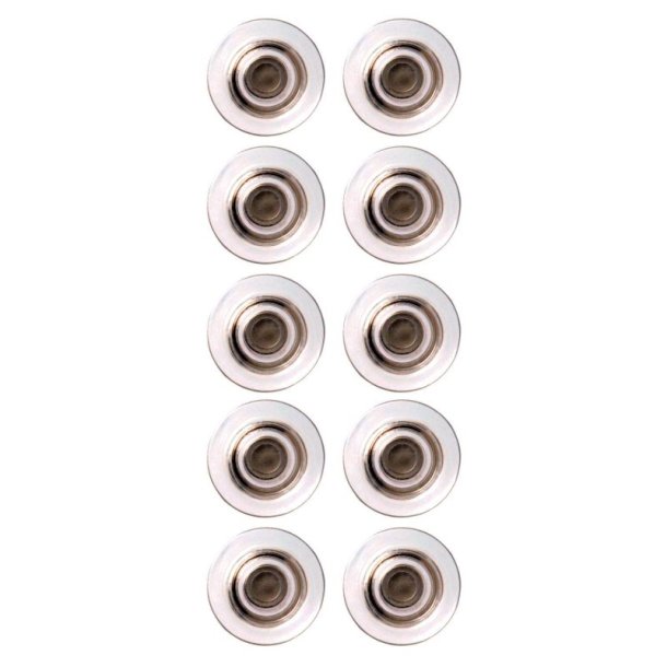 Nobo Magneter - ekstra strke til glastavler - klar glas - 32mm - 10 stk.