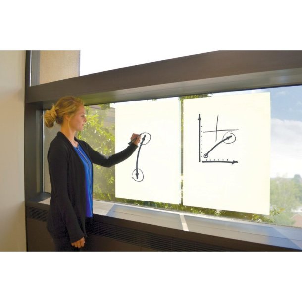 Nobo Whiteboard folie - Instant Dry Erase ark - 600x800mm - kvadreret