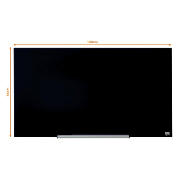 Nobo Glastavle - Diamond Impression Pro - 45" - 100x56 cm - sort