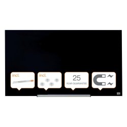 Nobo Glastavle - Diamond Impression Pro - 45" - 100x56 cm - sort