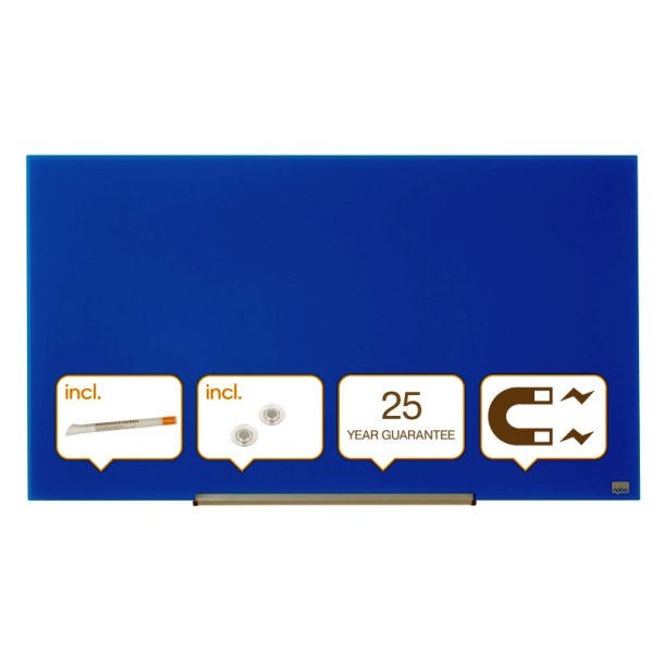 Nobo Glastavle - Diamond Impression Pro - 45" - 100x56 cm - bl