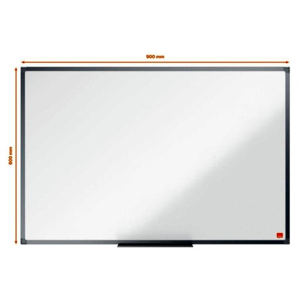 Nobo Whiteboard tavle - Essence - vg monterbar - lakeret stl - magnetisk - 90x60 cm