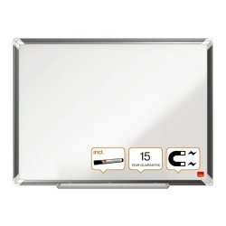 Nobo Whiteboard tavle - Premium Plus - vg monterbar - lakeret stl - magnetisk - 60x45 cm