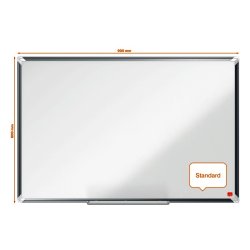 Nobo Whiteboard tavle - Premium Plus - vg monterbar - lakeret stl - magnetisk - 90x60 cm
