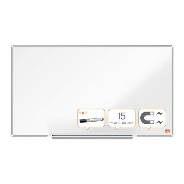 Nobo Whiteboard tavle - Impression Pro - vg monterbar - lakeret stl - magnetisk - 32" - 71x40 cm