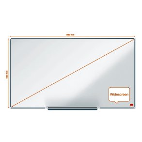 Nobo Whiteboard tavle - Impression Pro - vg monterbar - lakeret stl - magnetisk - 40