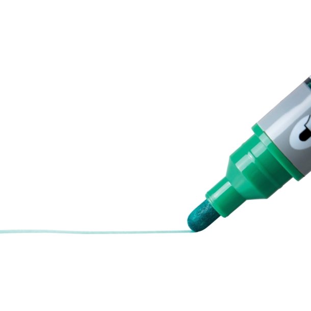 Nobo Whiteboard Marker - LiquidInk - rund spids - 3mm - grn - 10 stk.