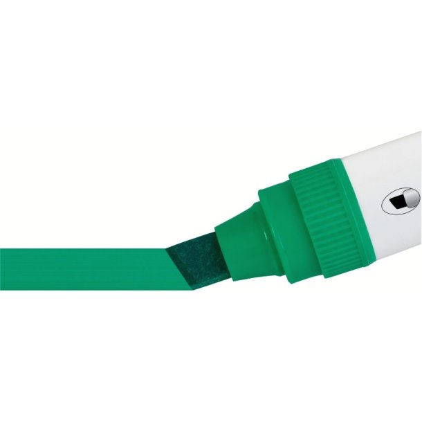 Nobo Whiteboard Marker - Glide Jumbo - Skr spids - 10mm - grn - 4 stk.