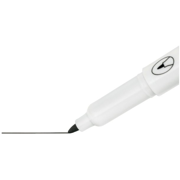 Nobo Whiteboard Marker - Glide fin - rund spids - 1mm - sort - 4 stk.