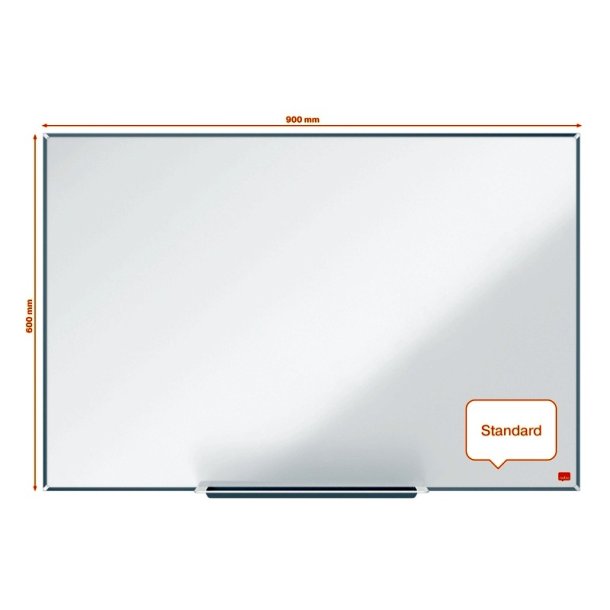 Nobo Whiteboard tavle - Impression Pro - vg monterbar - emaljeret - magnetisk - 90x60 cm