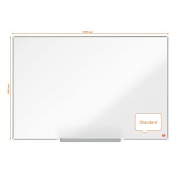 Nobo Whiteboard tavle - Impression Pro - vg monterbar - lakeret stl - magnetisk - 90x60 cm