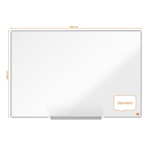 Nobo Whiteboard tavle - Impression Pro - vg monterbar - lakeret stl - magnetisk - 90x60 cm