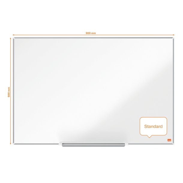 Nobo Whiteboard tavle - Impression Pro - vg monterbar - lakeret stl - magnetisk - 90x60 cm