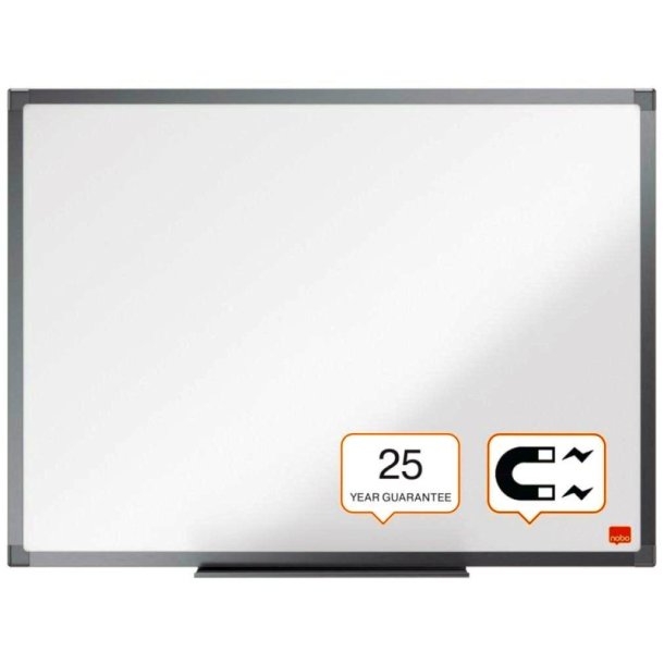 Nobo Whiteboard tavle - Essence - vg monterbar - emaljeret - magnetisk - 60x45 cm