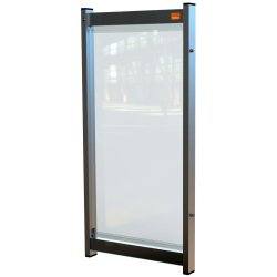 Nobo skrivebordsafskrmning - modulr - klar PVC - til inde og ude - 40x82 cm