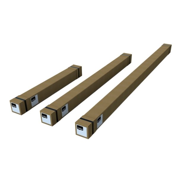 Nobo skrivebordsafskrmning - modulr - klar PVC - til inde og ude - 40x82 cm