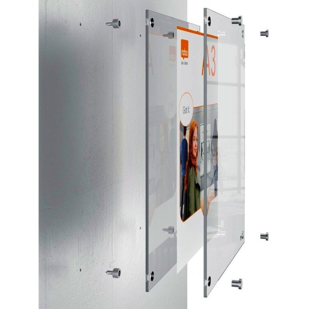 Nobo Akryl skilt - til vg montering - Premium Plus - A3