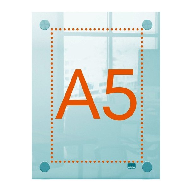 Nobo Akryl skilt - til vg montering - Premium Plus - A5