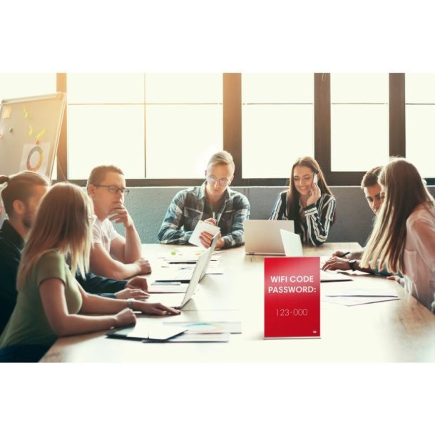 Nobo Skilteholder - akryl T-fod - Premium Plus - A5