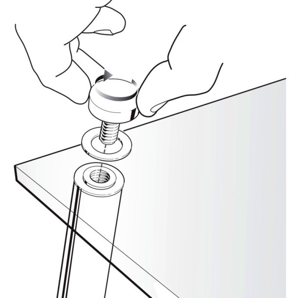 Nobo Akryl Notes tavle - Home - med ben - A4