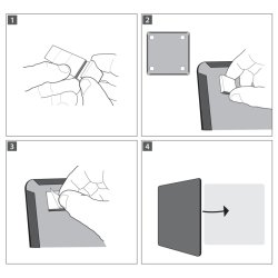 Nobo Akryl Notes tavle - Home - 30x30cm