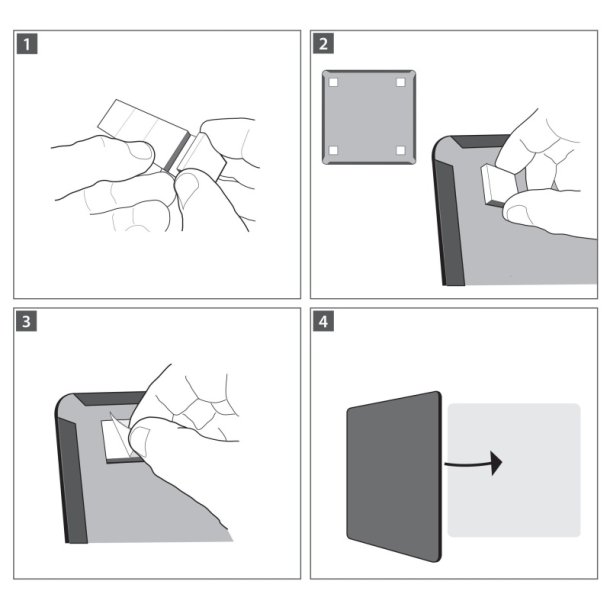 Nobo Akryl Notes tavle - Home - 30x30cm