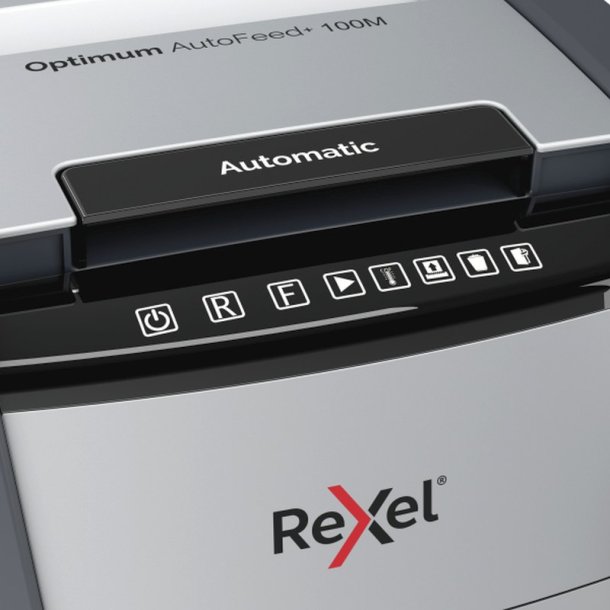 Rexel Optimum 100M AutoFeed+ Makulator - 34 Liter - P5