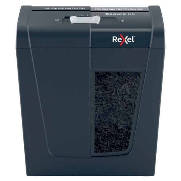 Rexel Secure S5 Makulator - 10 Liter - 75 A4 ark - P2