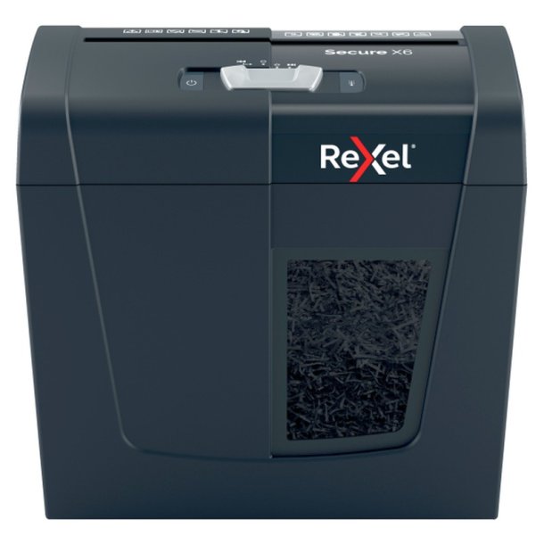 Rexel Secure X6 Makulator - 10 Liter - 100 A4 ark - P4