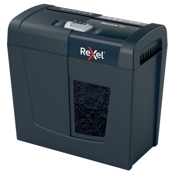 Rexel Secure X6 Makulator - 10 Liter - 100 A4 ark - P4