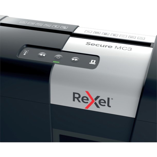 Rexel Secure MC3 Makulator - 10 Liter - 125 A4 ark - P5
